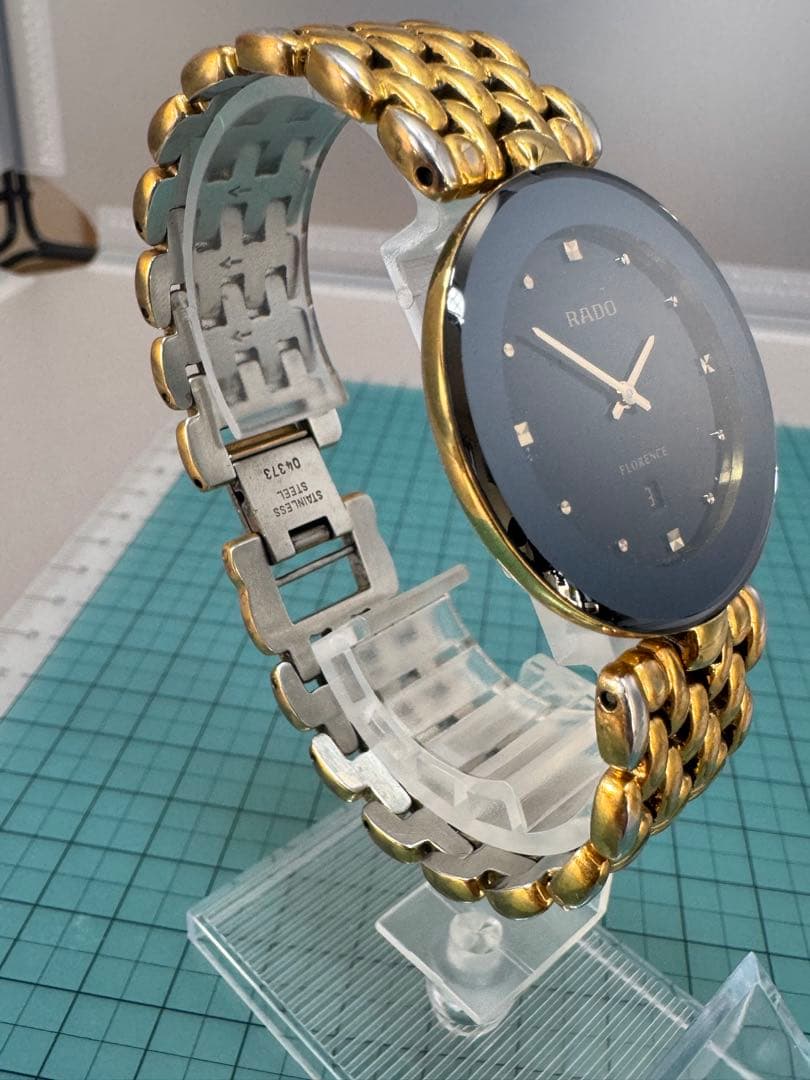 ARADO ブラックxゴールド160.3677.2 クオーツ腕時計