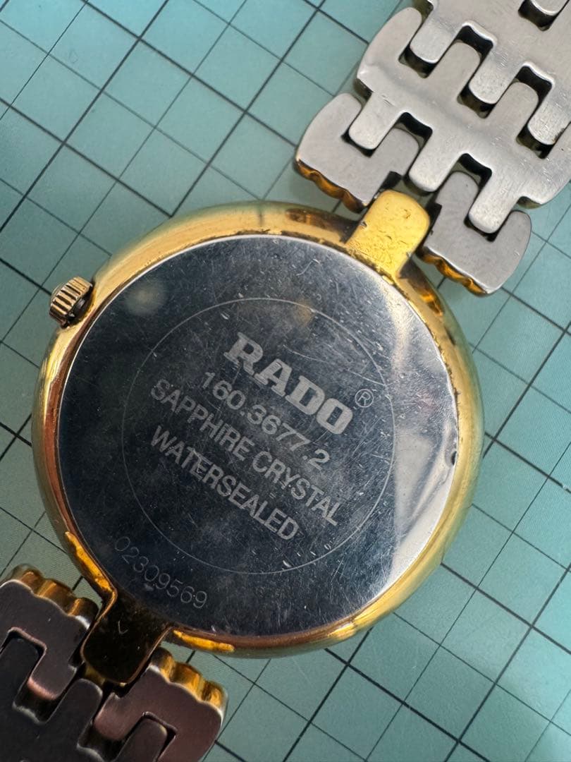 ARADO ブラックxゴールド160.3677.2 クオーツ腕時計