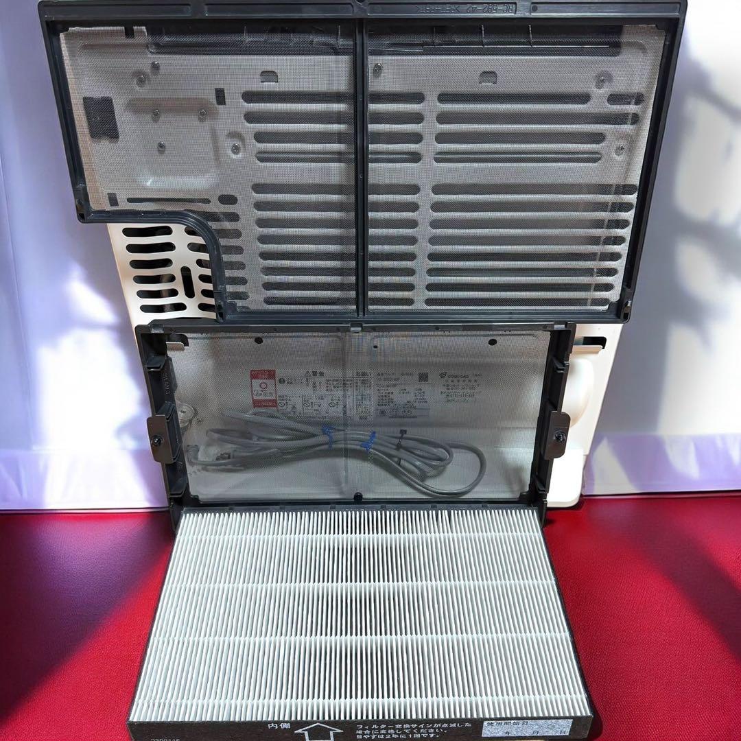 ☆24年製美品 リンナイ RC-B5801ACP ガスファンヒーター 都市ガス用