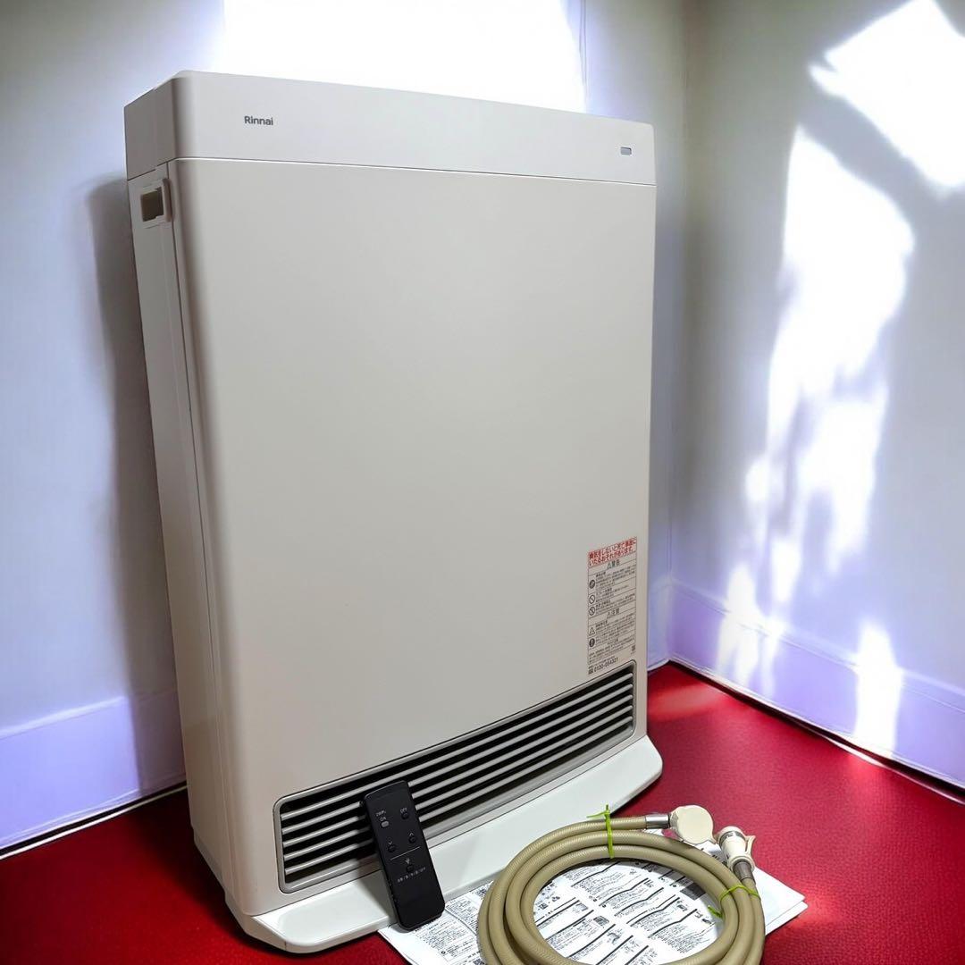 ☆24年製美品 リンナイ RC-B5801ACP ガスファンヒーター 都市ガス用