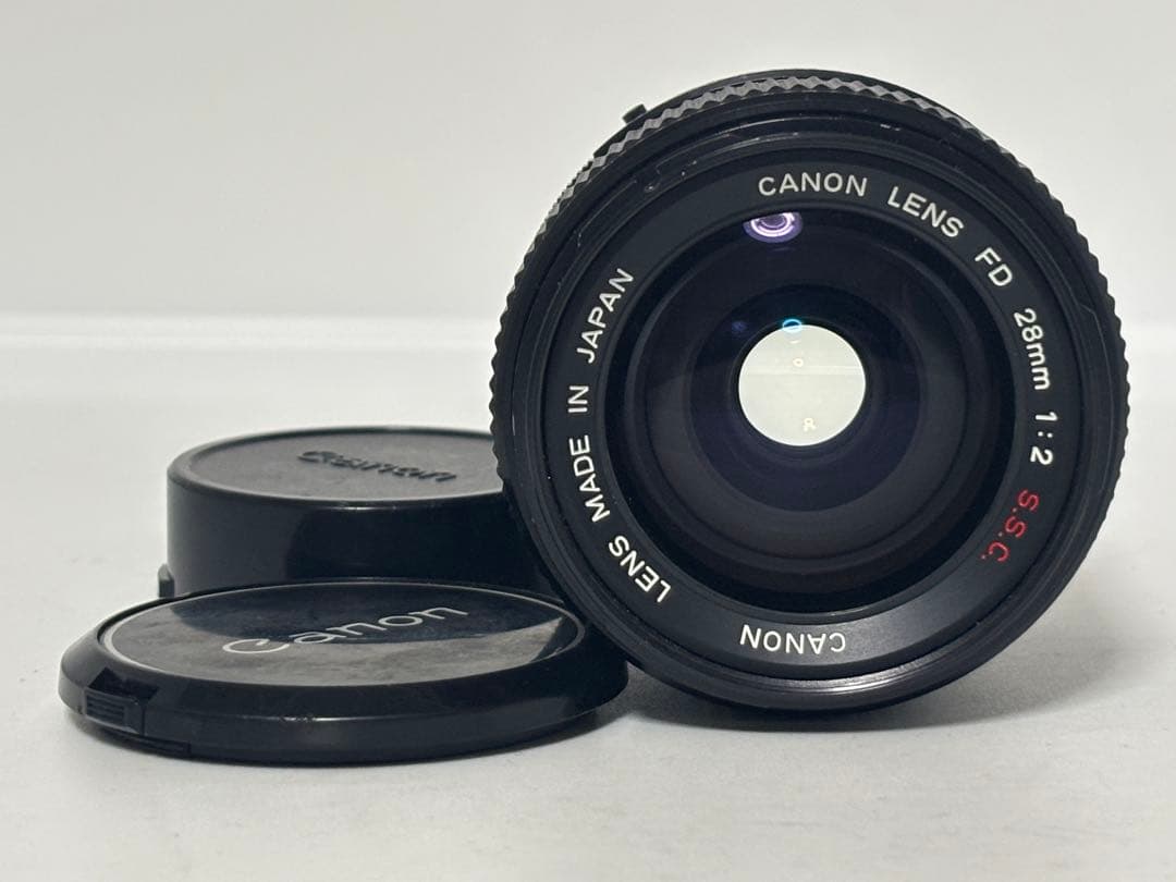 【カビ曇り無し】 Canon FD 28ｍｍ F2 S.S.C. FDマウント