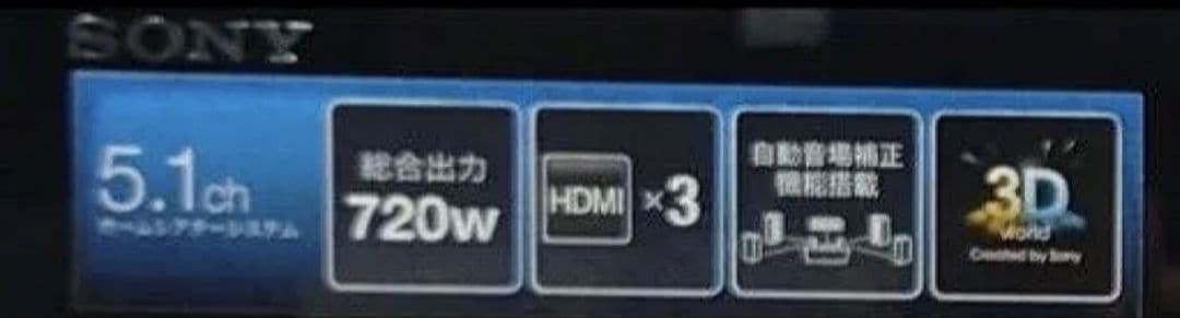 【リモコン付】SONY STR-KS380 　5.1chシアターシステムセット