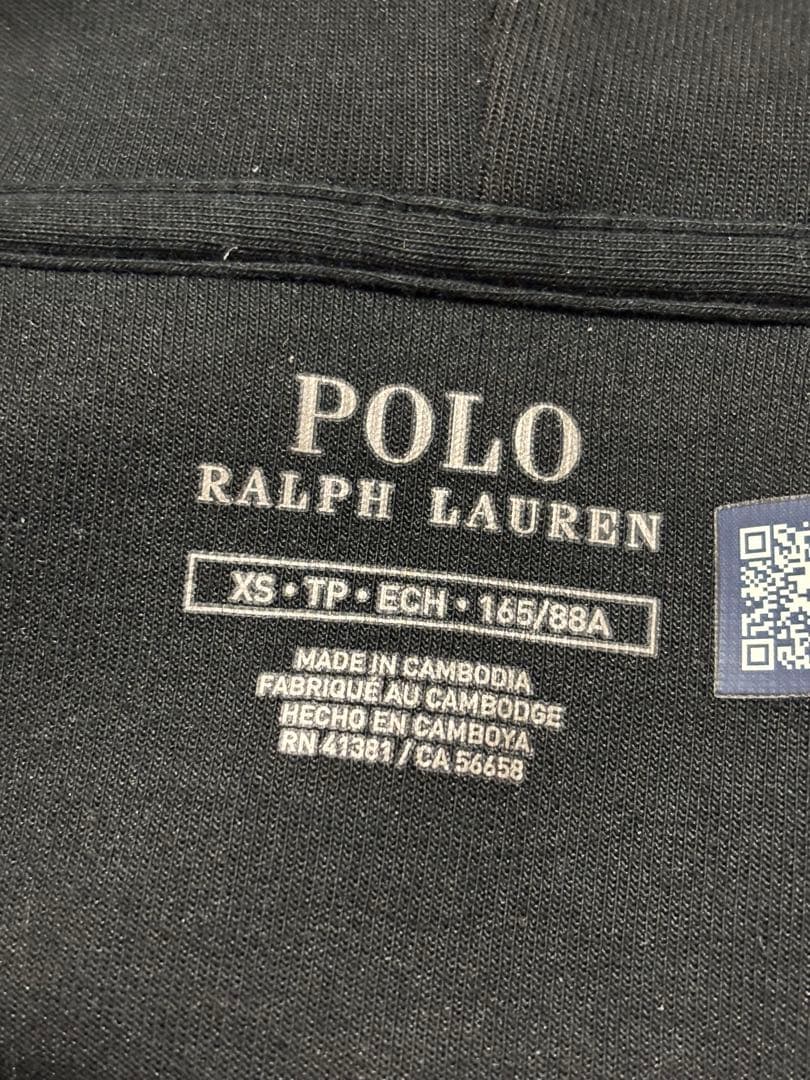 み　POLO RALPH LAUREN フルジップ フーディパーカーXS