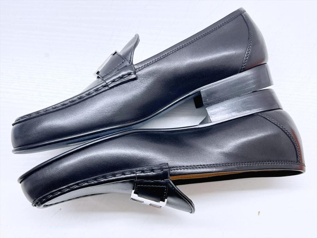 未使用保管 美品 エルメス コンスタンス レザー ローファー 36 23ｃｍ