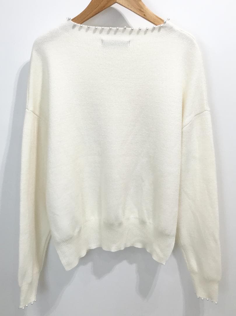 TSURU By MARIKO OIKAWA Eliot パール装飾 ニット