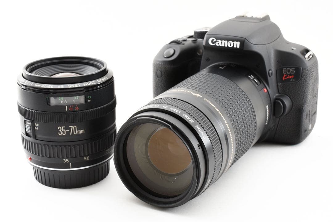 Wi-Fi/動画/保証/canon kiss x9i標準&望遠ダブルレンズセット