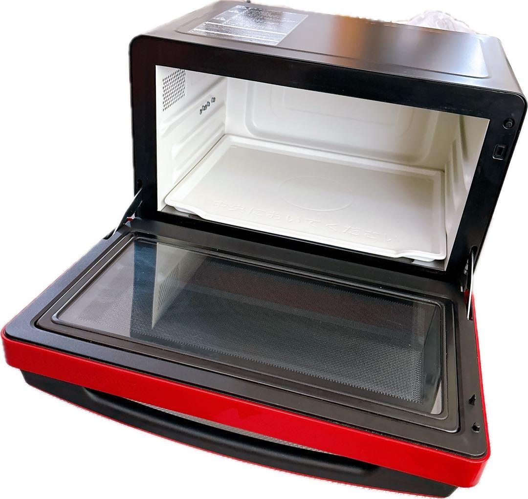 【ジャンク品】オーブンレンジ ヘルシーシェフ MRO-S8X 2019年製 赤