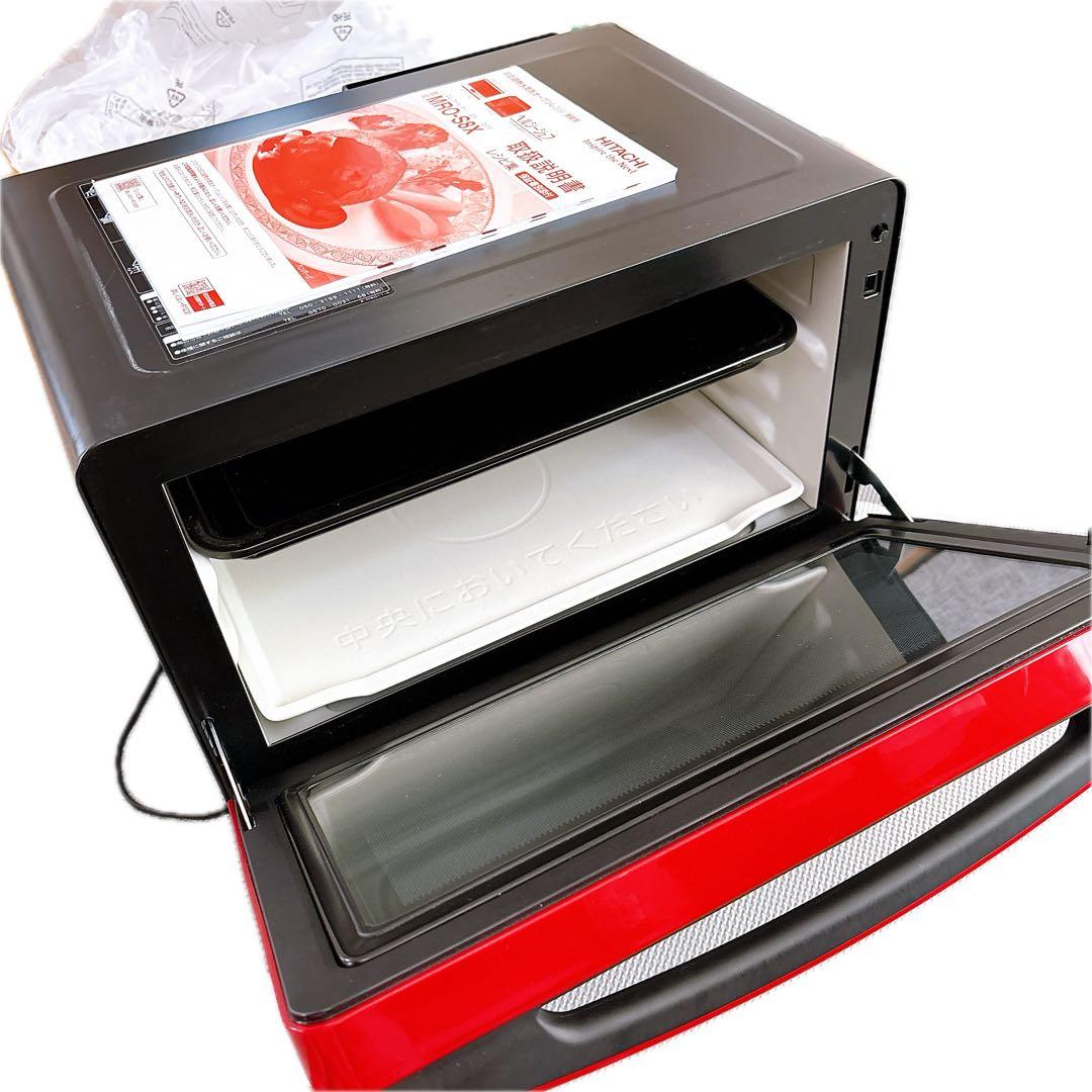 【ジャンク品】オーブンレンジ ヘルシーシェフ MRO-S8X 2019年製 赤