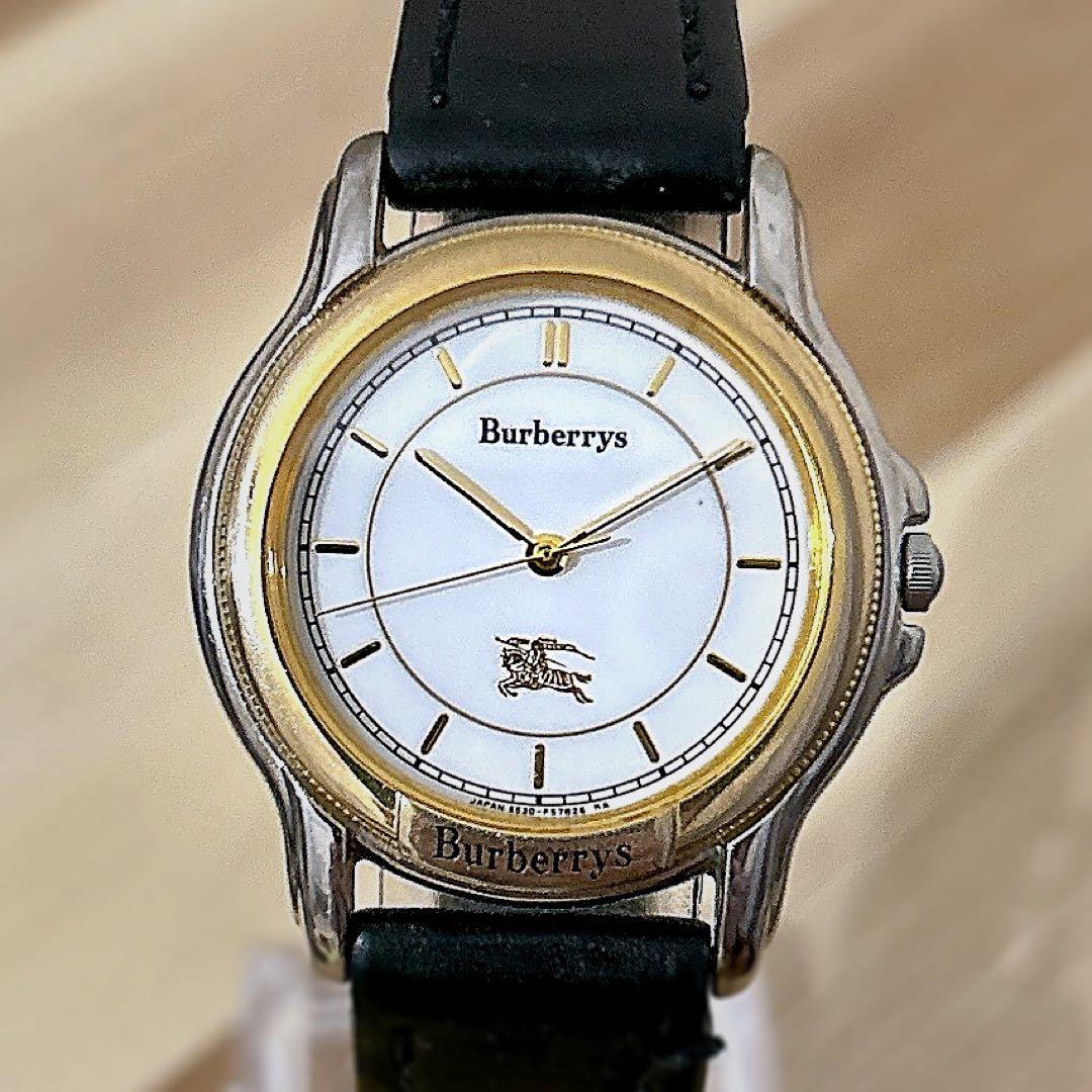 美品 稼働 Burberrys レディース ゴールド 正規尾錠 ヴィンテージ