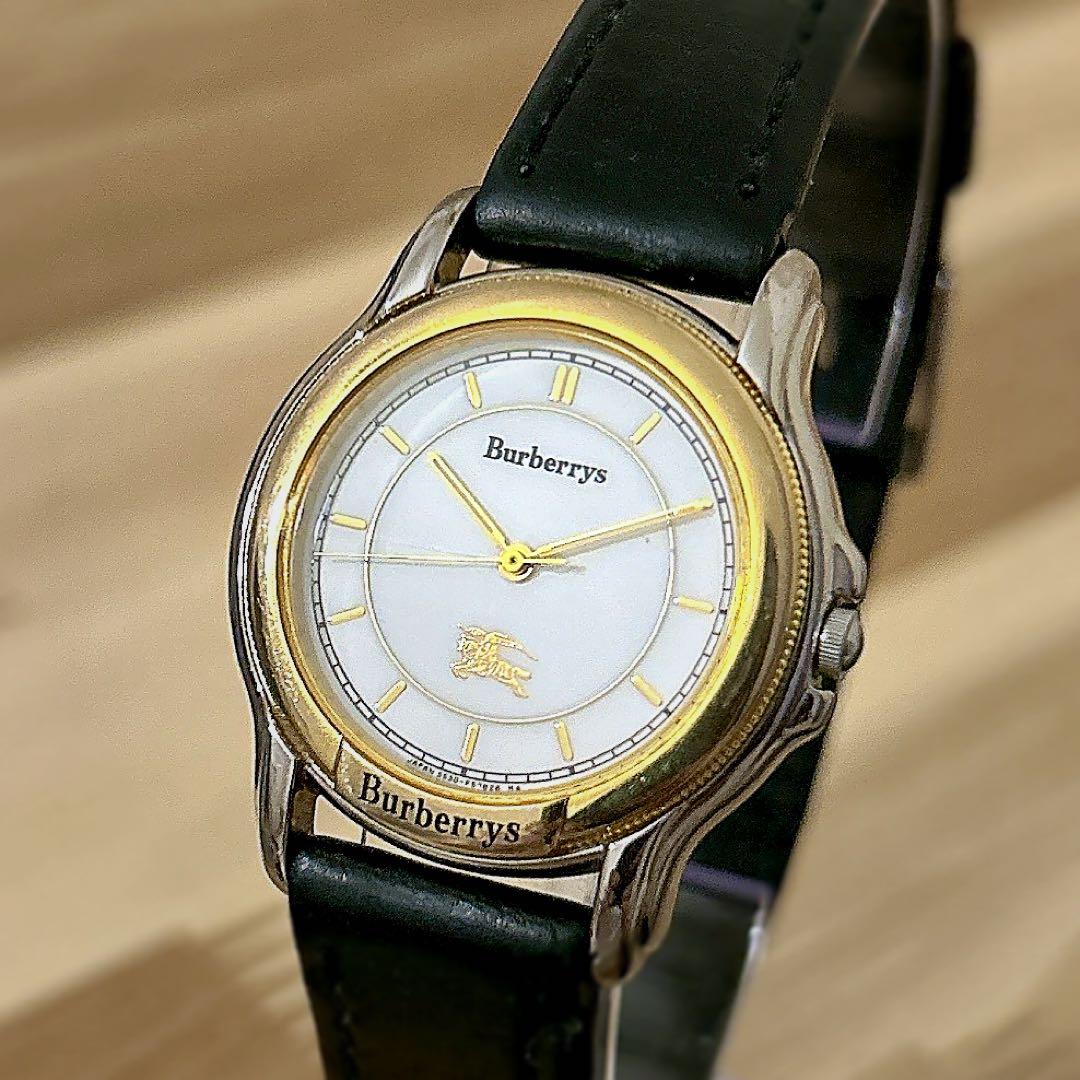 美品 稼働 Burberrys レディース ゴールド 正規尾錠 ヴィンテージ