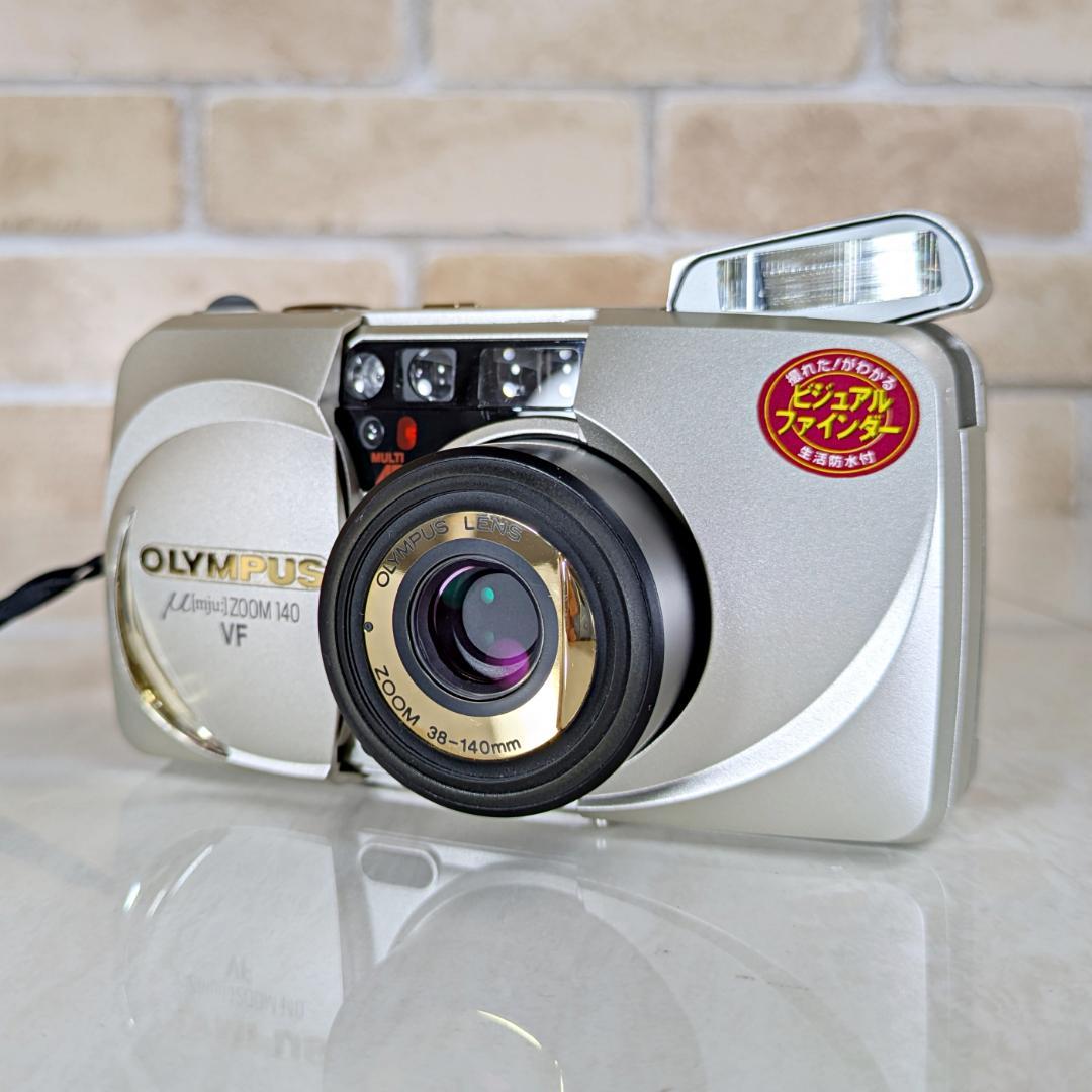 【完動美品】OLYMPUS μ ZOOM 140VF フィルムカメラ 動作確認済
