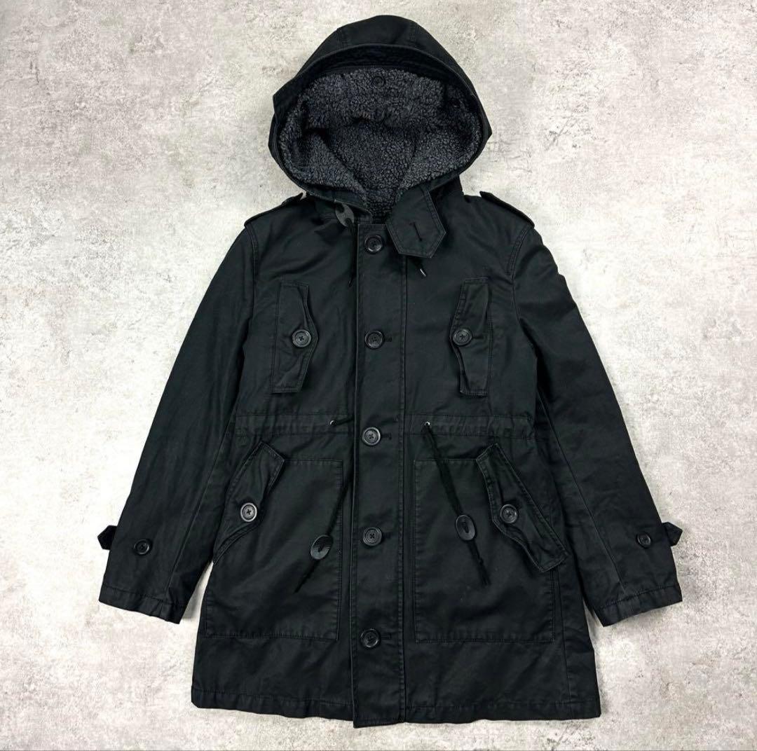 BURBERRY BLACK LABEL モッズコート M 3Way 黒