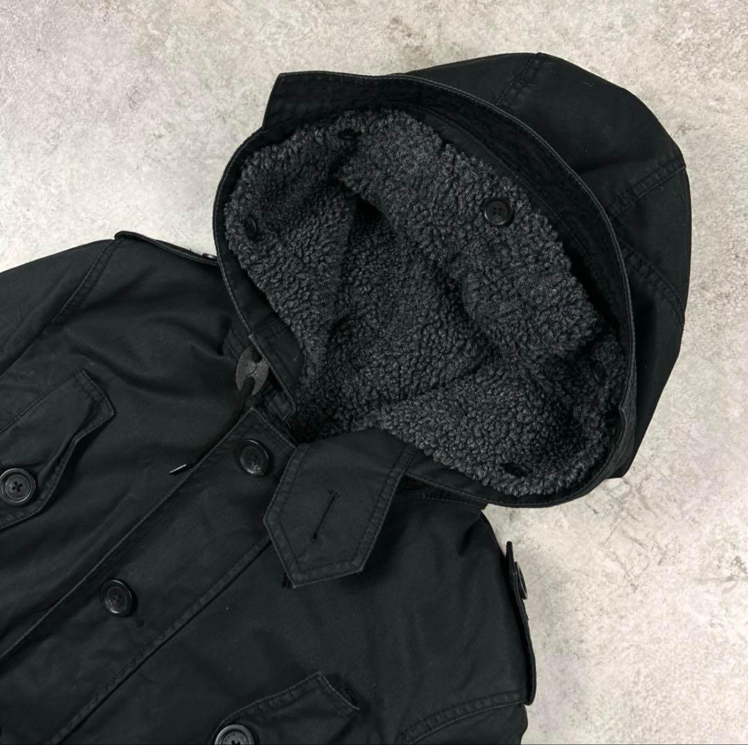 BURBERRY BLACK LABEL モッズコート M 3Way 黒