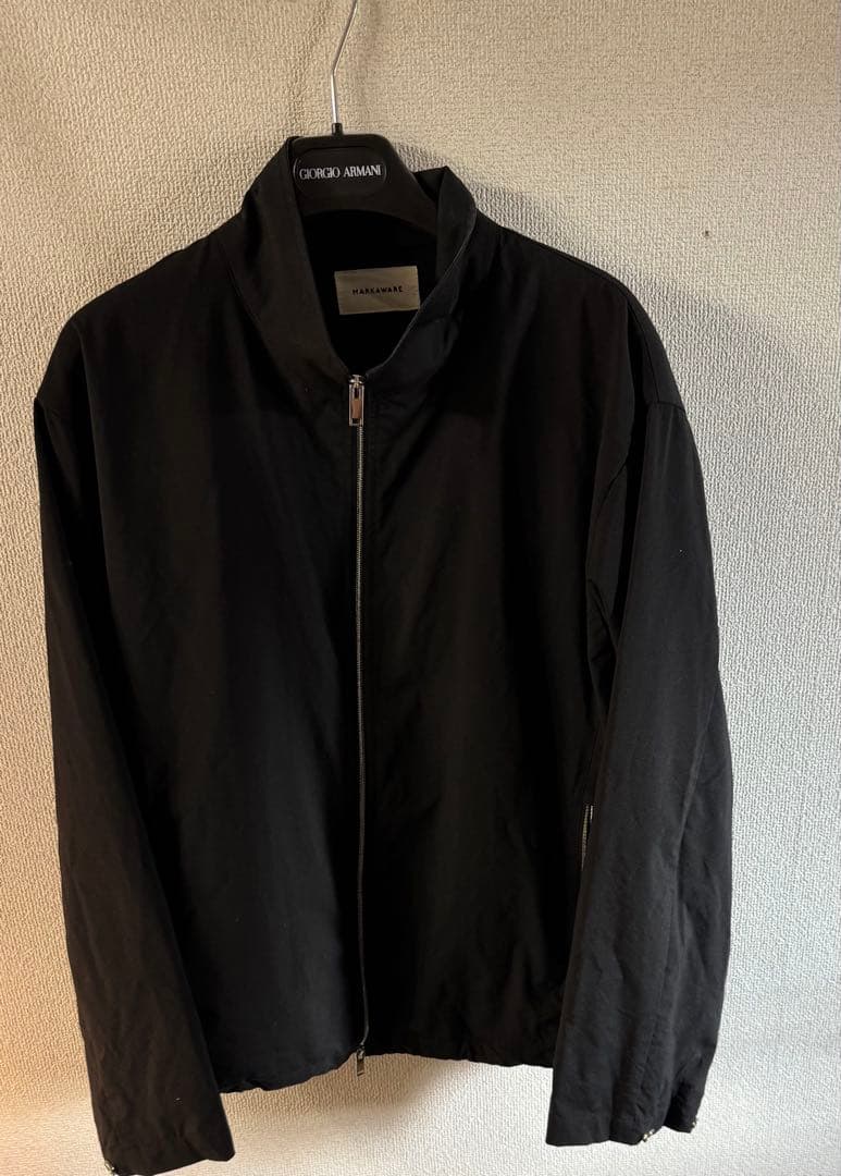 マーカーウェア　￼オーガニックジムジャケット ブラック サイズ1