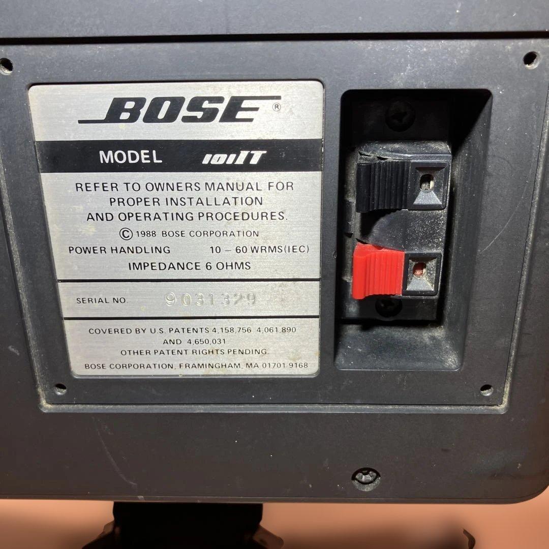 【ペア2セット】BOSE 101IT イタリアーノ シリアル連番 純正三脚付属