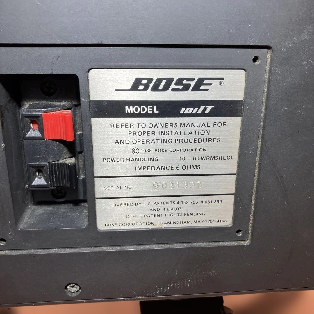 【ペア2セット】BOSE 101IT イタリアーノ シリアル連番 純正三脚付属