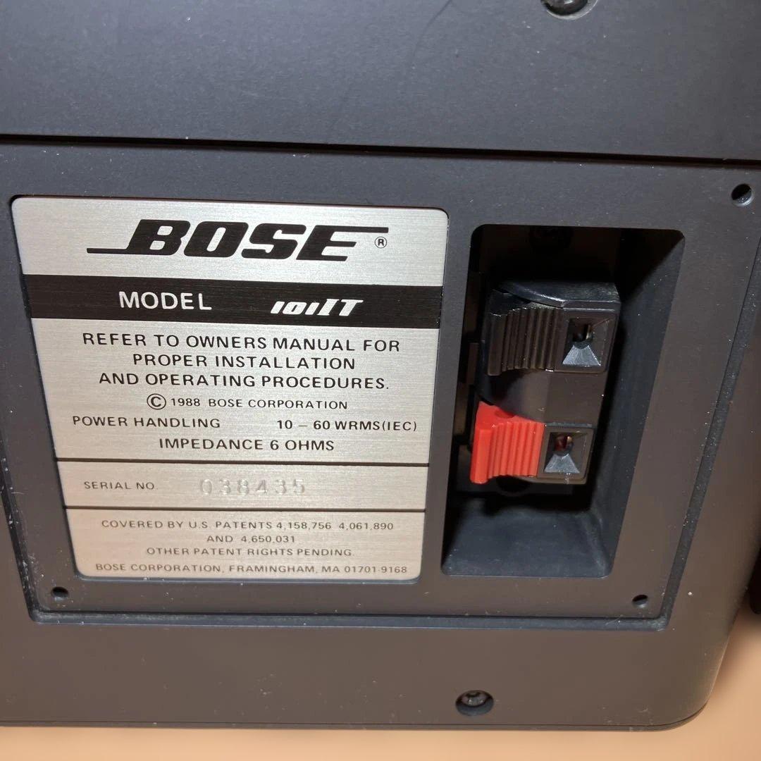【ペア2セット】BOSE 101IT イタリアーノ シリアル連番 純正三脚付属