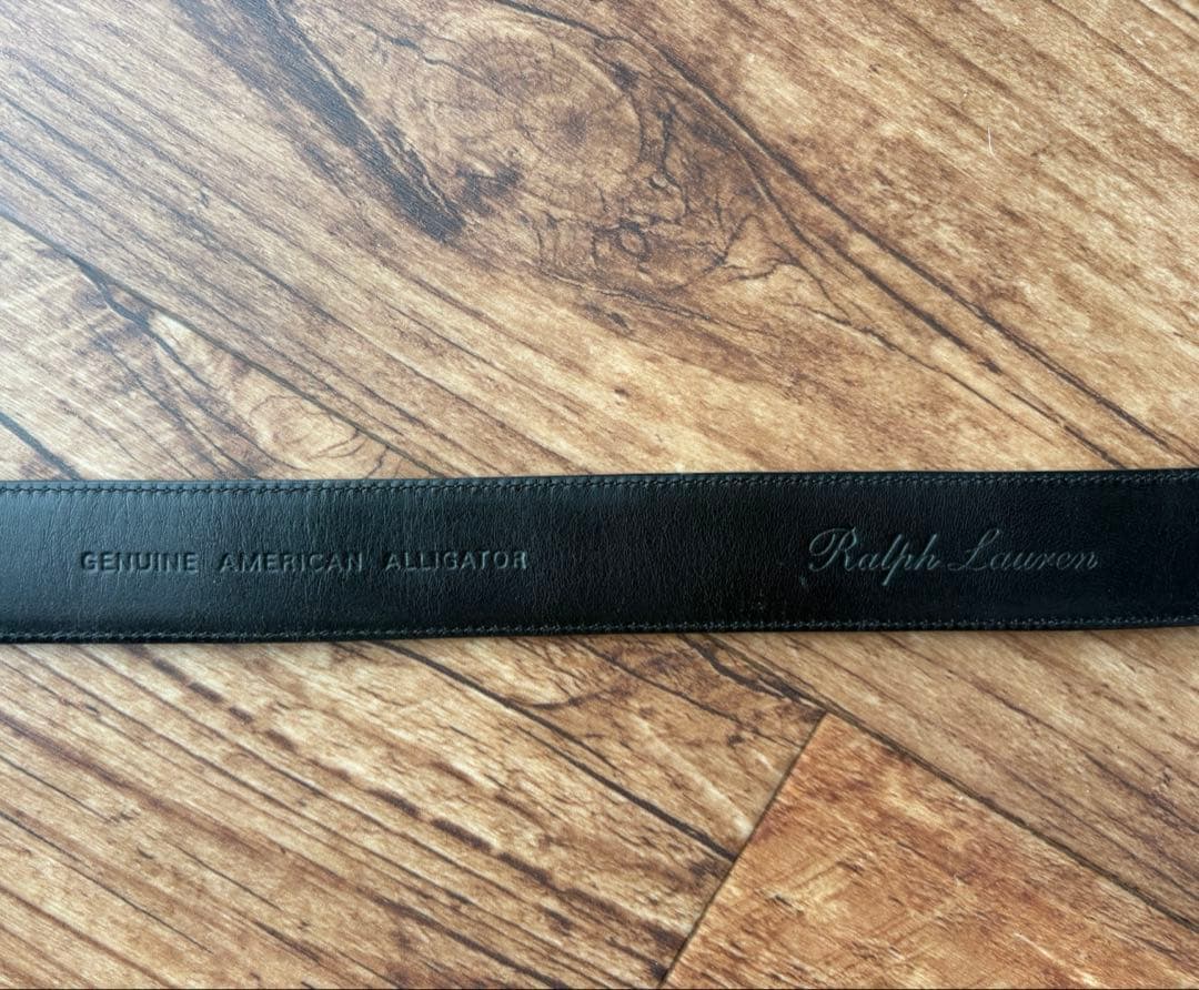 【Mr.Yo様】Ralph Lauren パープルレーベル　アリゲーターベルト