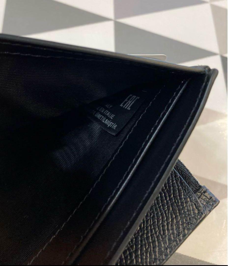 メゾンマルジェラ 二つ折り財布 ブラック
