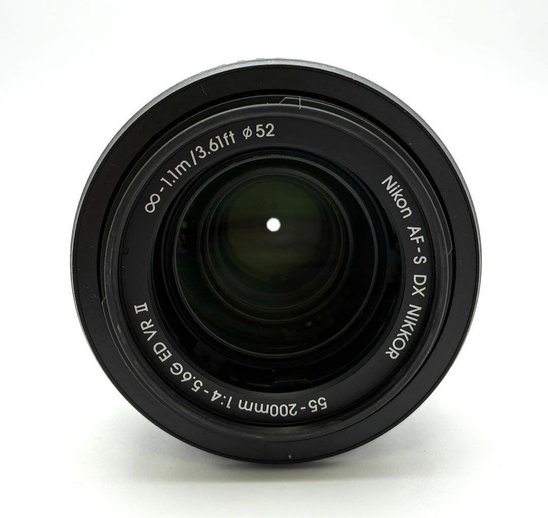 【美品】Nikon 55-200mm f4-5.6G II ED VR望遠レンズ