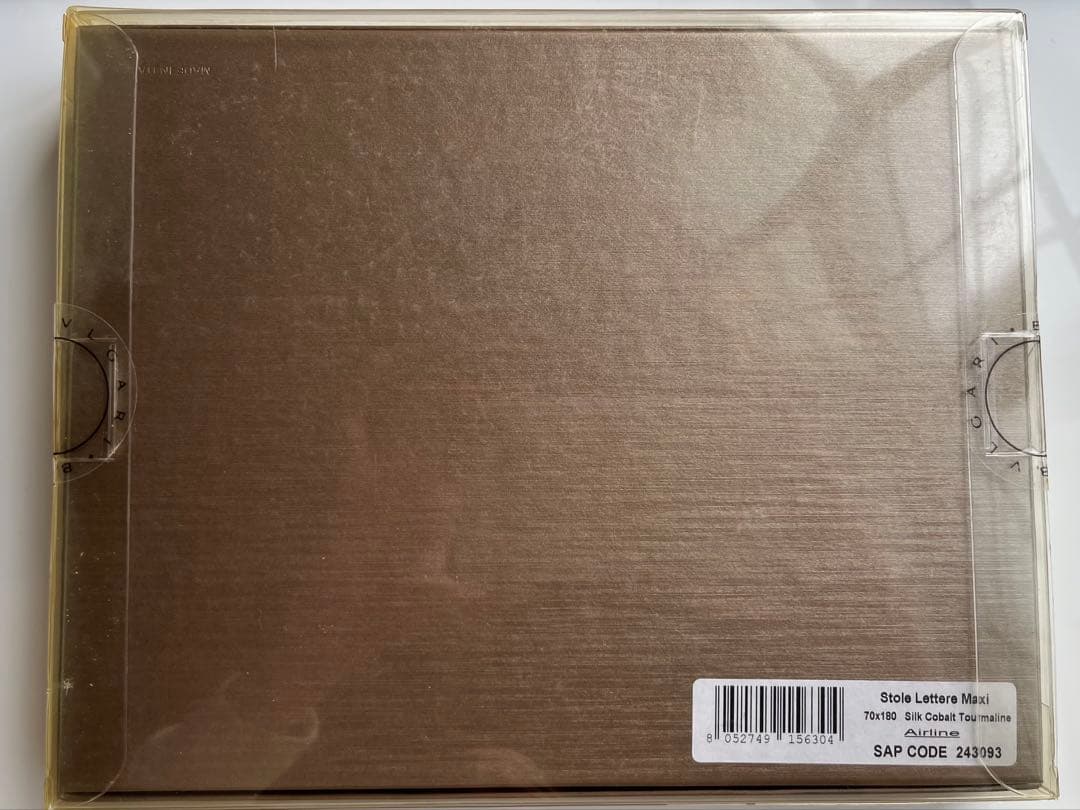 【未開封】BVLGARI ブルガリ ストール ネイビー