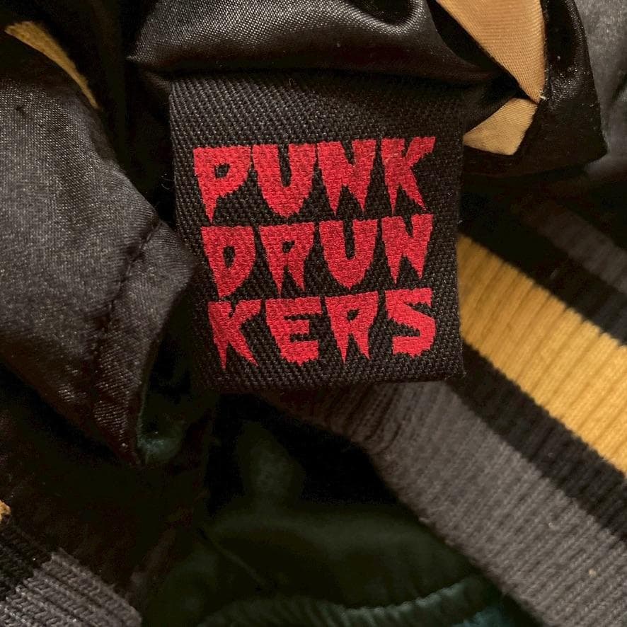 う*隷様 【希少/キン肉マンコラボ】PUNK DRUNKERS スカジャン 刺繍