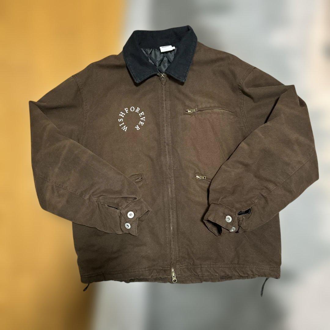 WISH FOREVER ブラウン ジャンパー