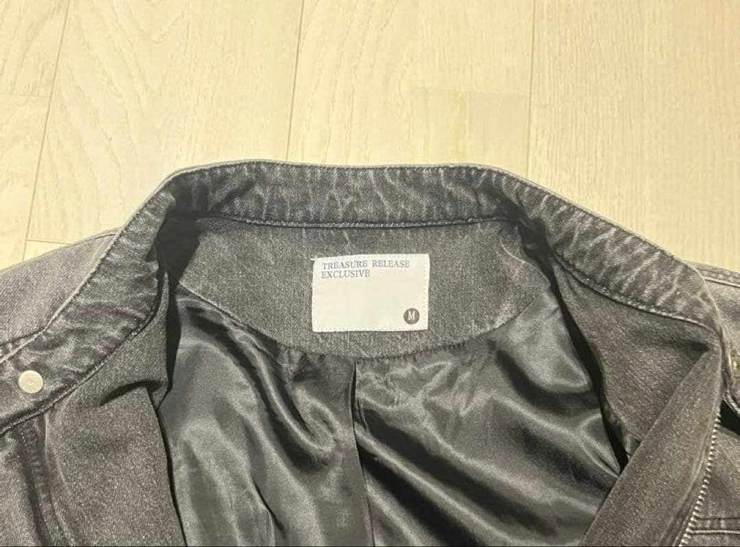 ULTIMUS Washed Denim Jacket デニムバイカージャケット