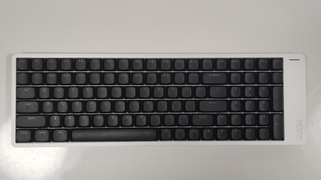 【特別限定カスタム】LOFREE FLOW2シルバー☆100キー☆×静音ピンク軸