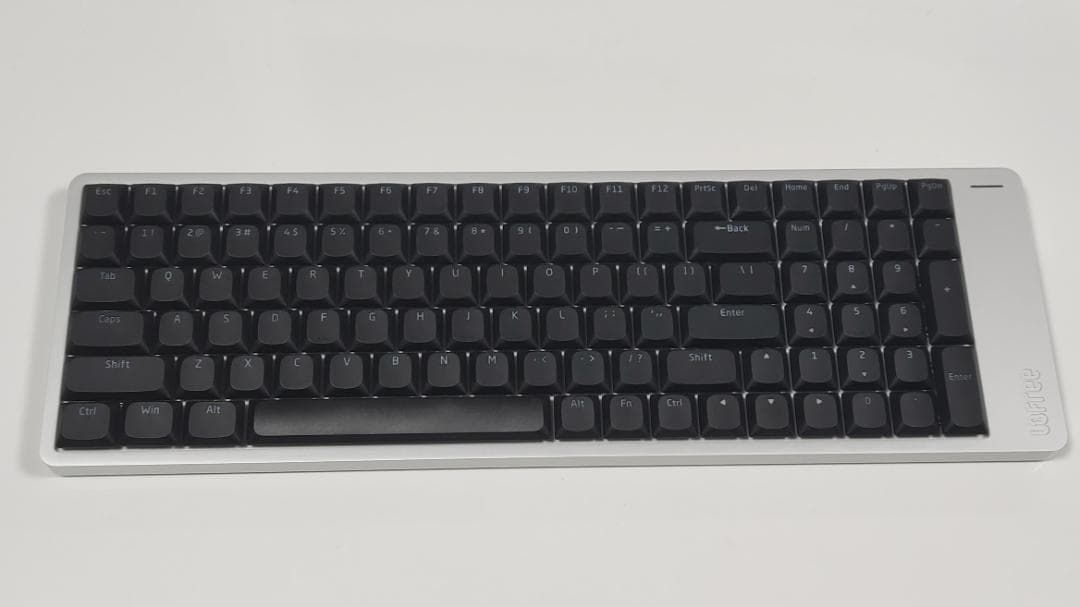 【特別限定カスタム】LOFREE FLOW2シルバー☆100キー☆×静音ピンク軸