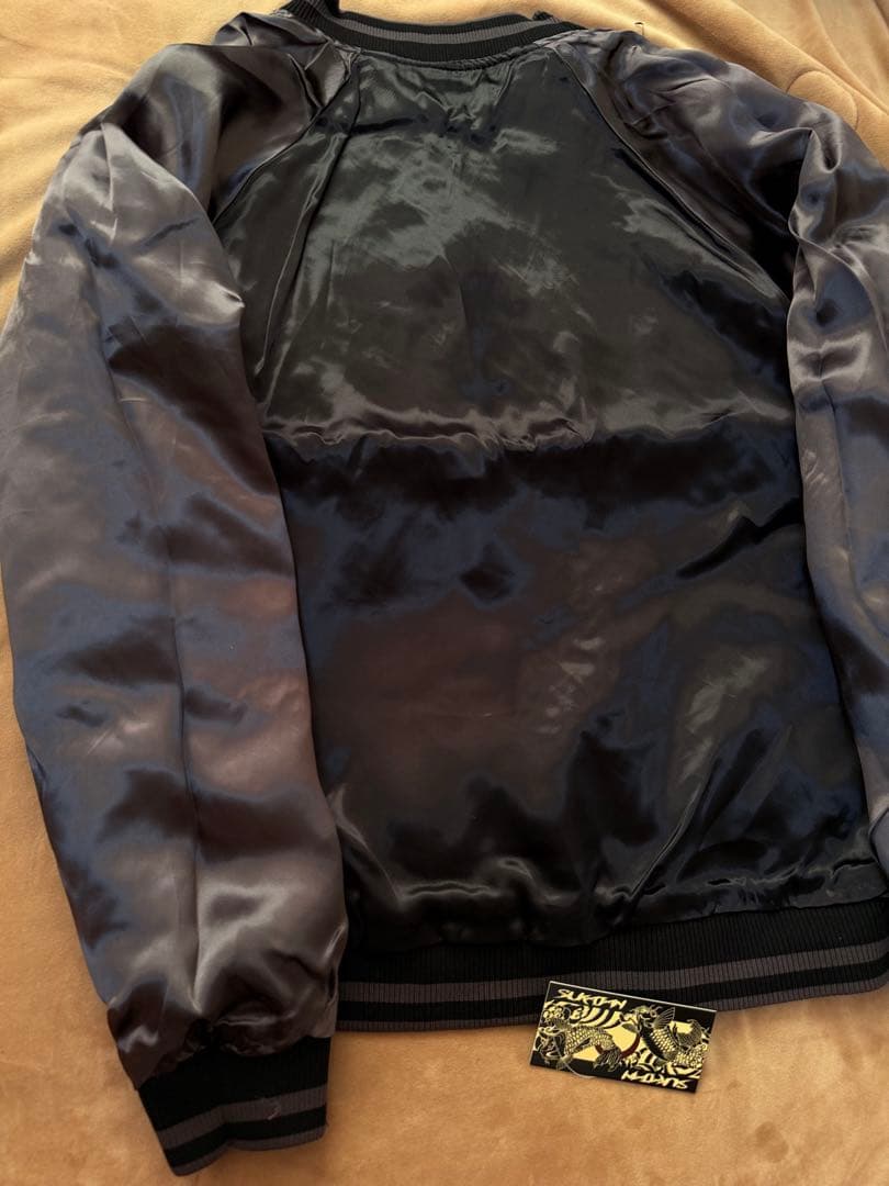 未使用 SUKAJAN 日本虎龍桜 スカジャン silk vintage 美品