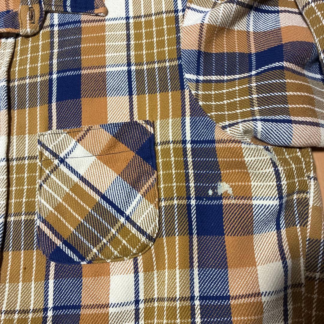 トップス 70's BIGMAC flannnel shirt XL