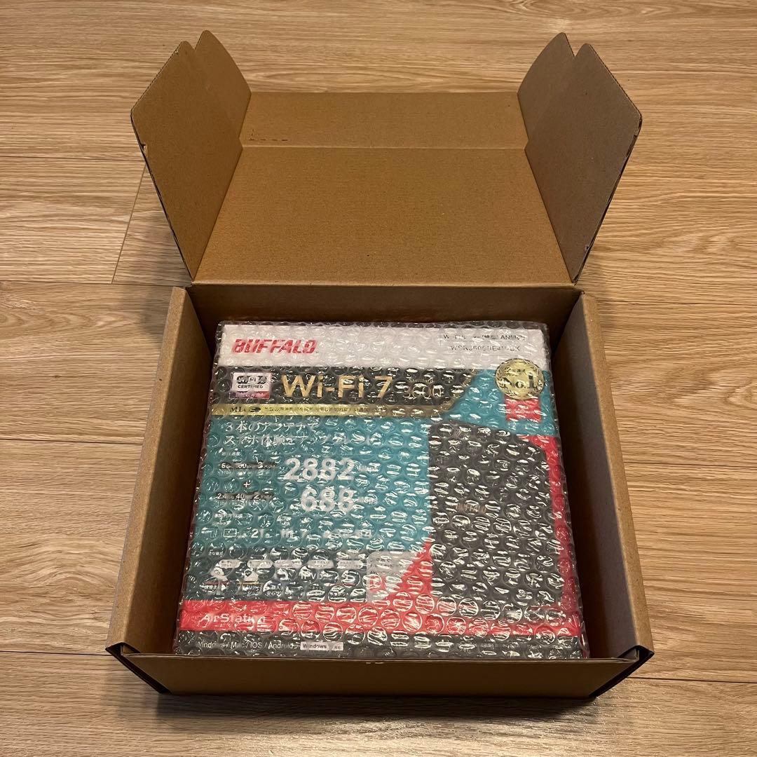 【新品未使用】Wi-Fi7対応　バッファロー　3600ルーター