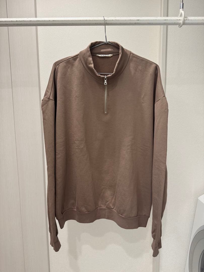 トップス ELASTIC HIGH GAUGE SWEAT HALF ZIP 4