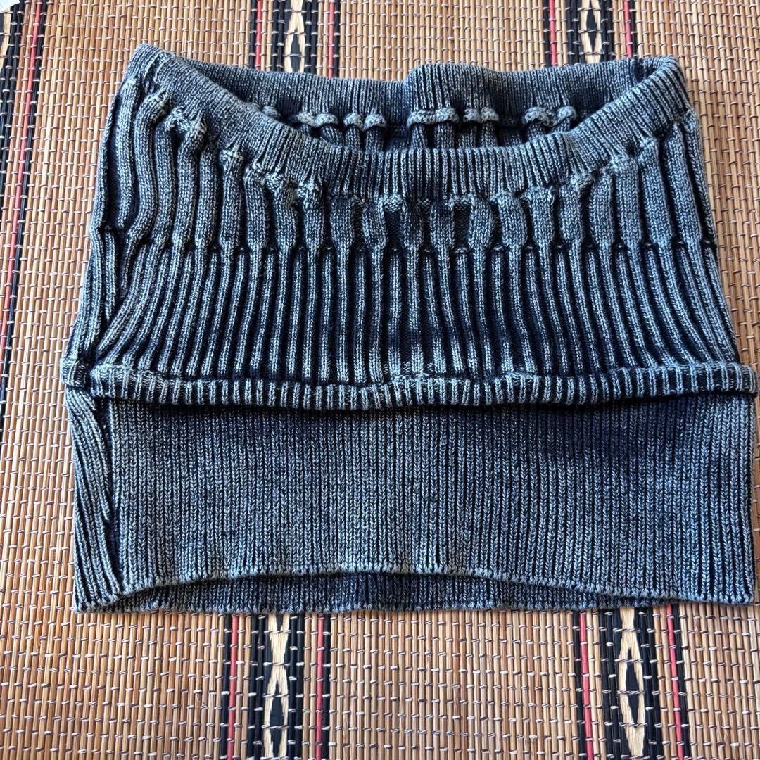 rib tubtops チューブトップ　melt the lady black