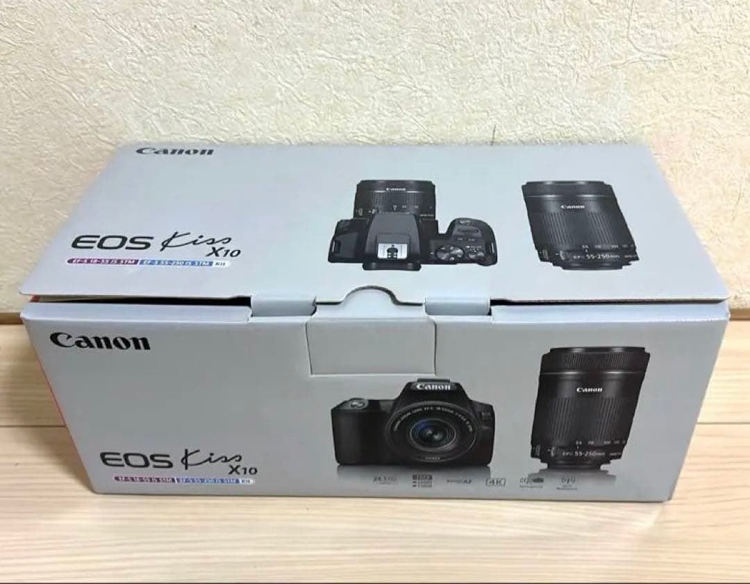 Canon kiss X10標準&望遠ダブルレンズセット