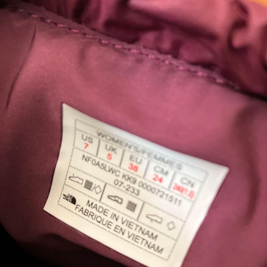 新品タグ付きthenorthface ヌプシ nupse ブーツ24cm 希少