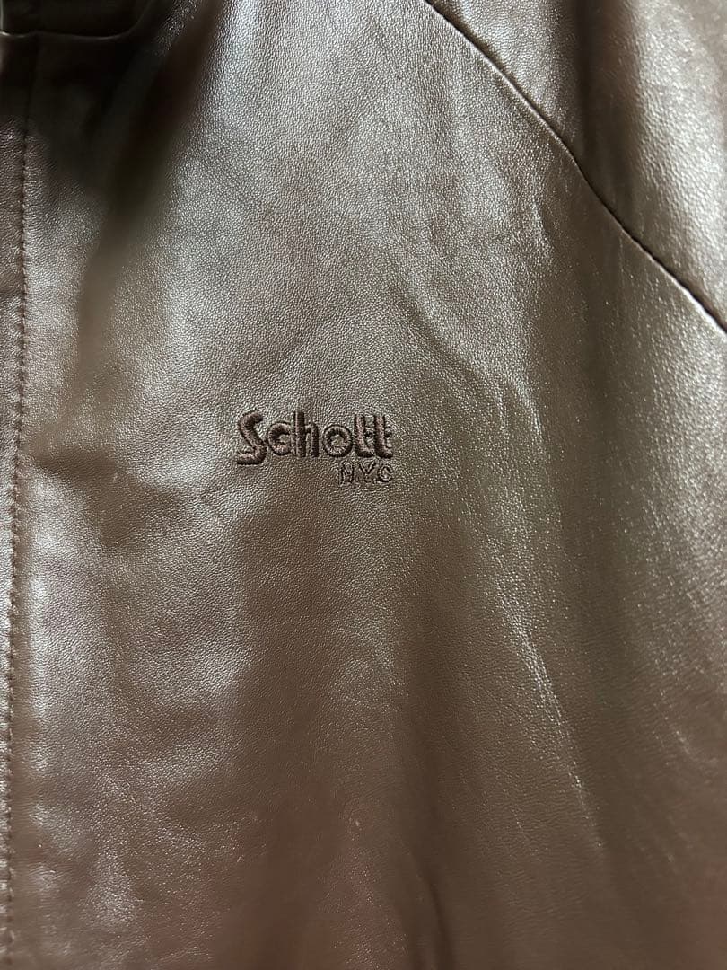 Schott ラムレザー
