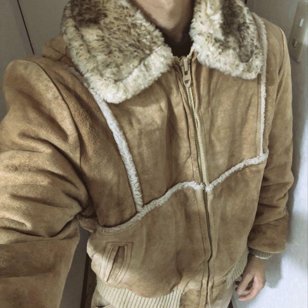 まとめ買い めがねケン レザージャケットとムートンジャケット