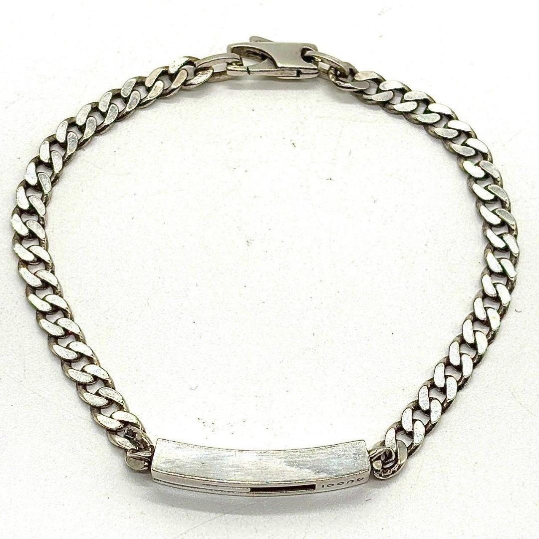 あ*ら様 グッチ　ブレスレット カットアウトG チェーン 喜平 925 シルバー