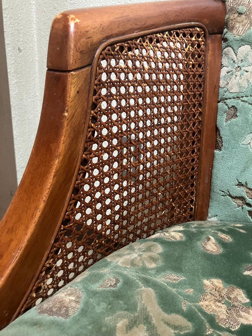 希少品　三越家具ブルージュ　クラシックヴィンテージアームチェア　1人掛けソファ