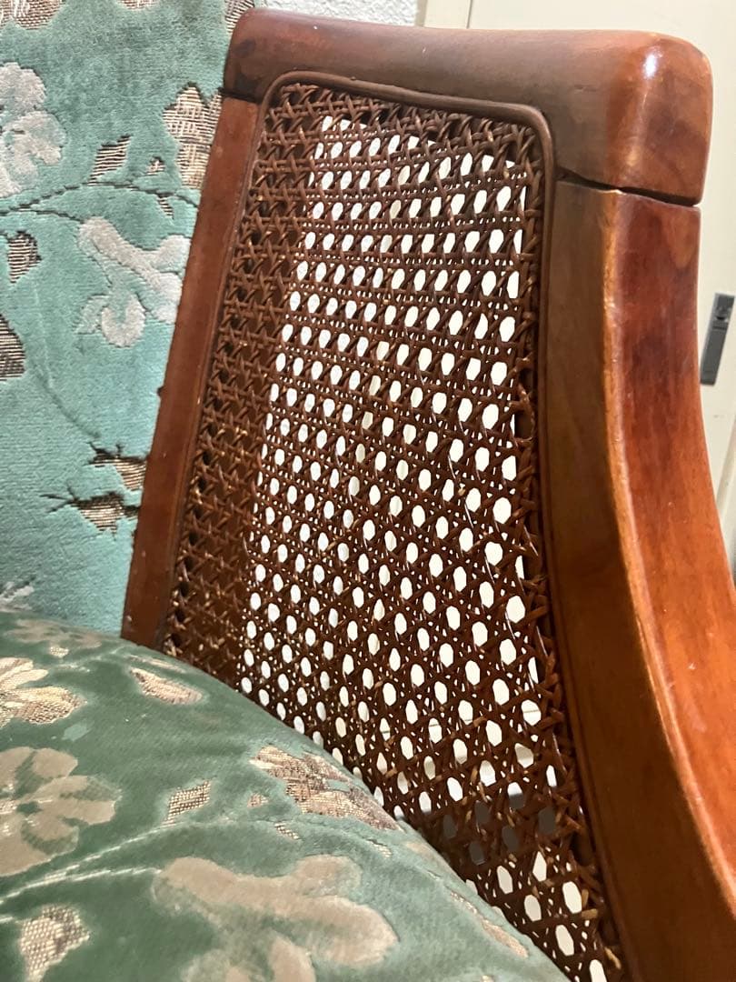 希少品　三越家具ブルージュ　クラシックヴィンテージアームチェア　1人掛けソファ