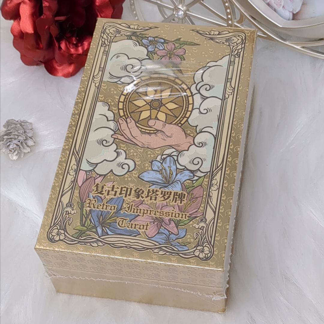 【正規品タロットカード】アールヌーボー調のレトロな美麗ヴィンテージアートタロット