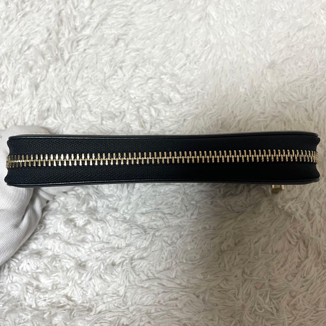 ✨美品✨ウノピュウノウグァーレトレ 長財布 ラウンドジップ 黒 ゴールド金具