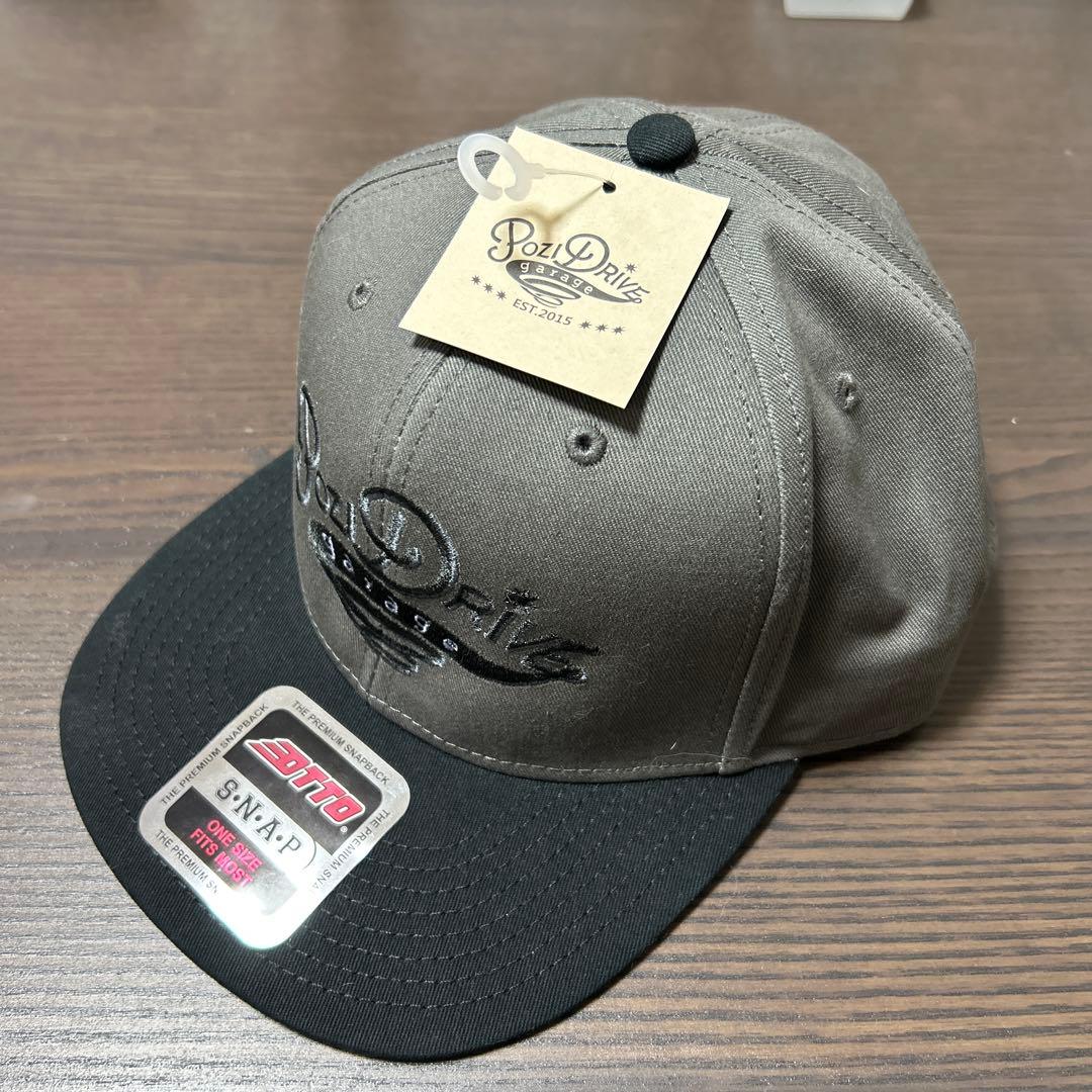 ポジドライブガレージ フラットバイザーキャップ