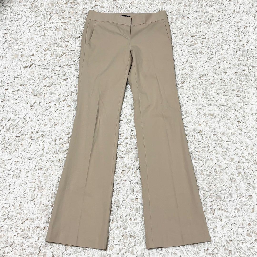 美品 セオリー パンツスーツ セットアップ 伸縮性 シングル 1B ベージュ S