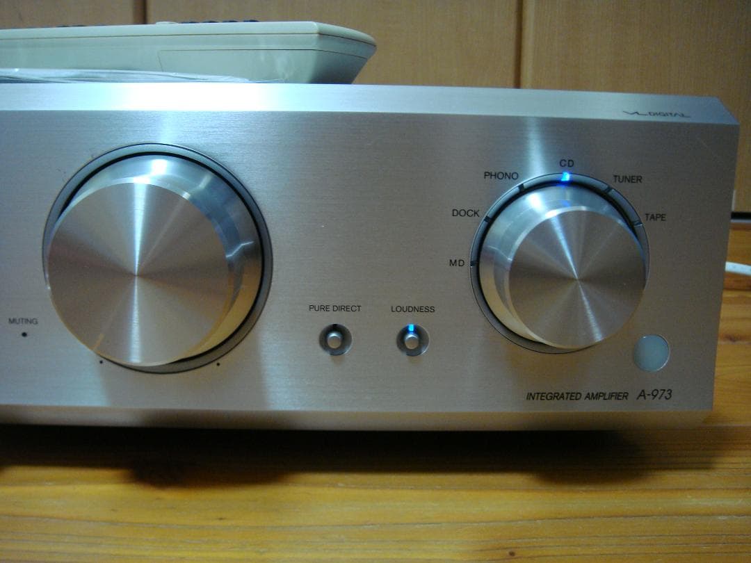 整備済 美品 ONKYOオンキョー プリメインA-973 リモコン取説ケーブル付