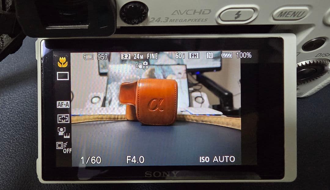 ソニー　α6000(ホワイト)（レンズ付き）（ケースおまけ）