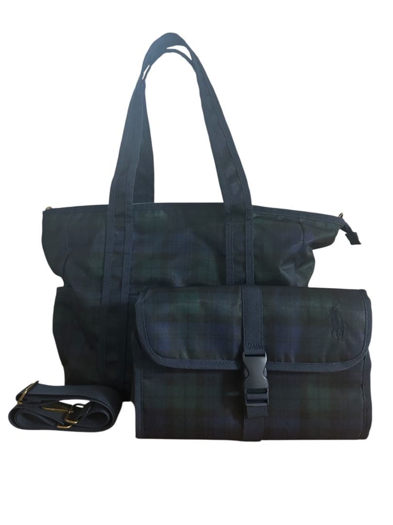 美品 ポロラルフローレン マザーズバッグ トートバッグ