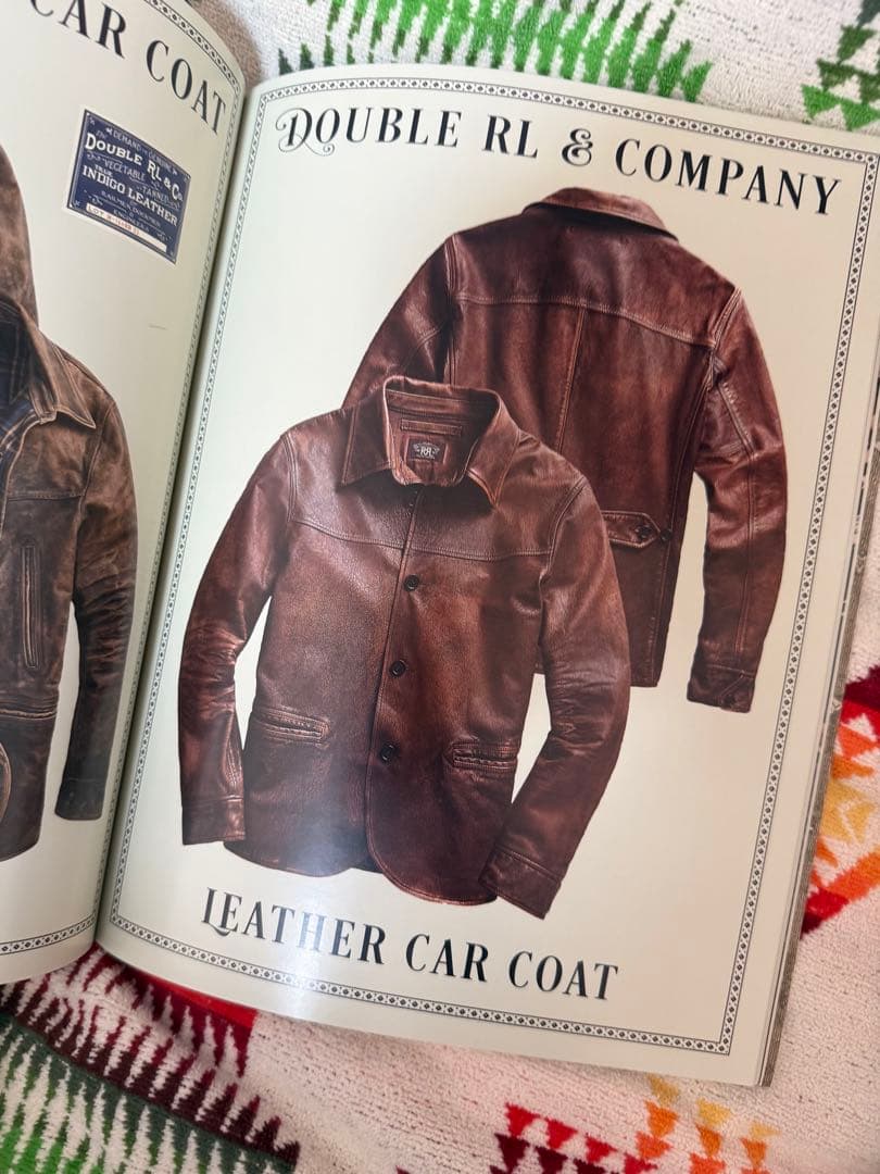 RRL 2023 レザードライバーコート　サイズL